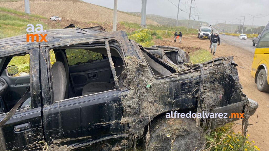 Dos accidentes en la carretera Tijuana- Tecate