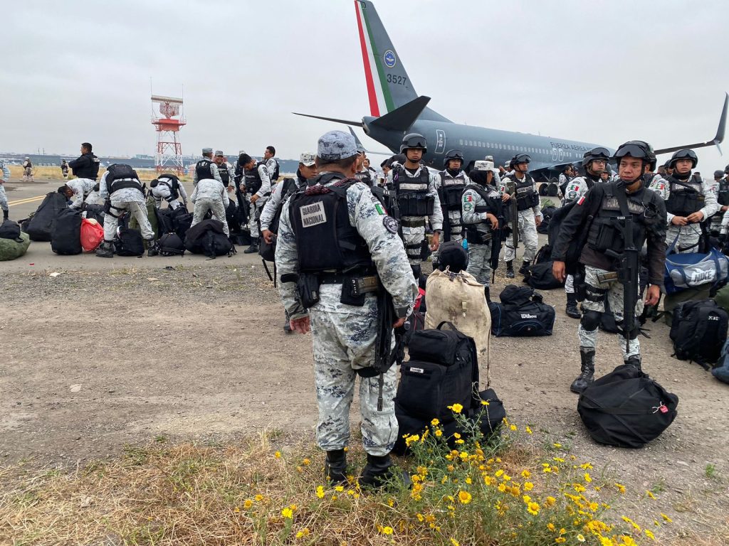 500 militares llegan a Tijuana para reforzar Seguridad