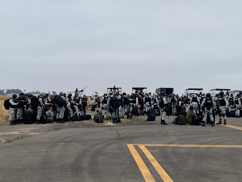 500 militares llegan a Tijuana para reforzar Seguridad