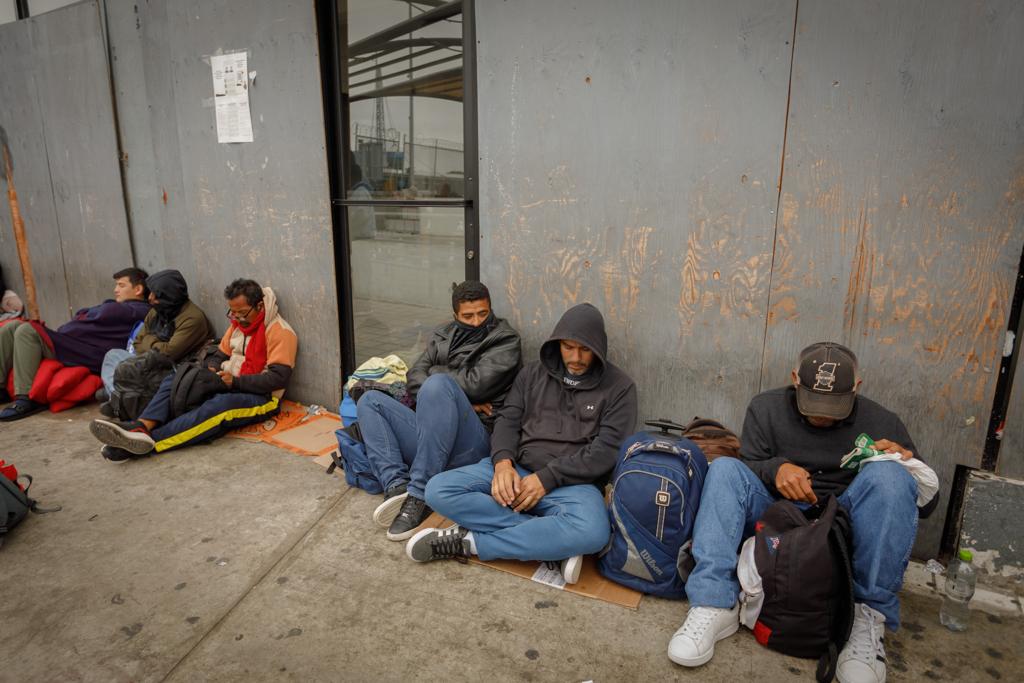 Hay nuevo campamento migrante en la Garita