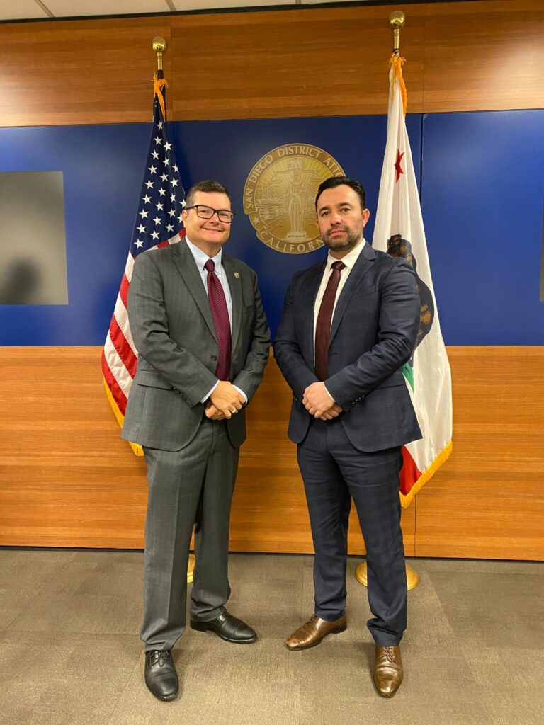 Fiscal de BC fortalece colaboración internacional con Fiscales de Distrito del Sur de California