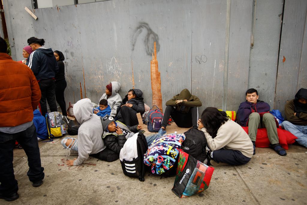 Hay nuevo campamento migrante en la Garita