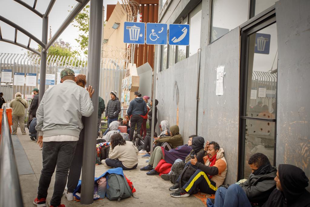 Hay nuevo campamento migrante en la Garita