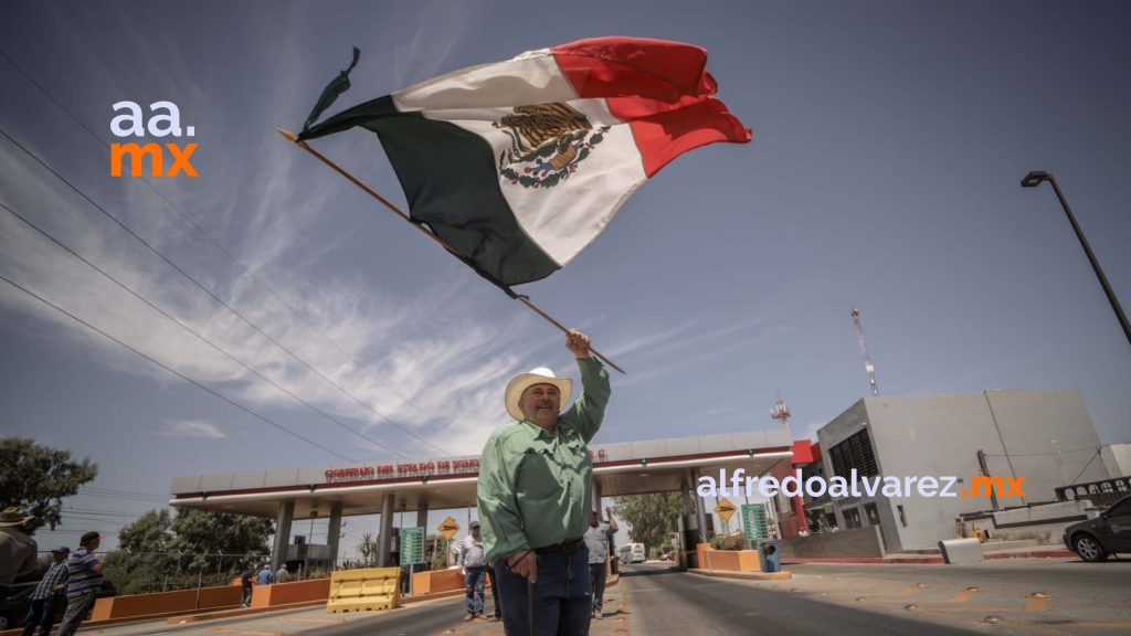 Trigueros se manifiestan y toman la caseta de San Luis Río Colorado