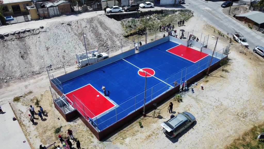 Ayuntamiento rehabilita cancha comunitaria en Buenos Aires Sur