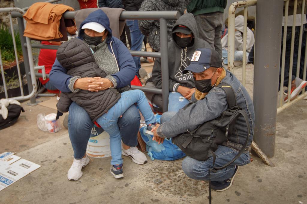 Hay nuevo campamento migrante en la Garita