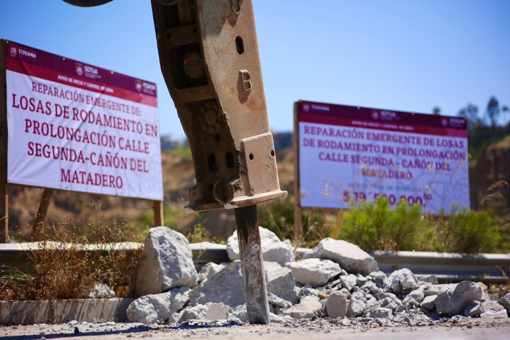 Alcaldesa de Tijuana anuncia reconstrucción de vialidad en el Cañón del Matadero