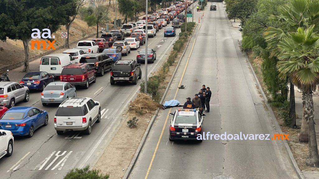 Motociclista choca con auto y muere en la Vía Rápida