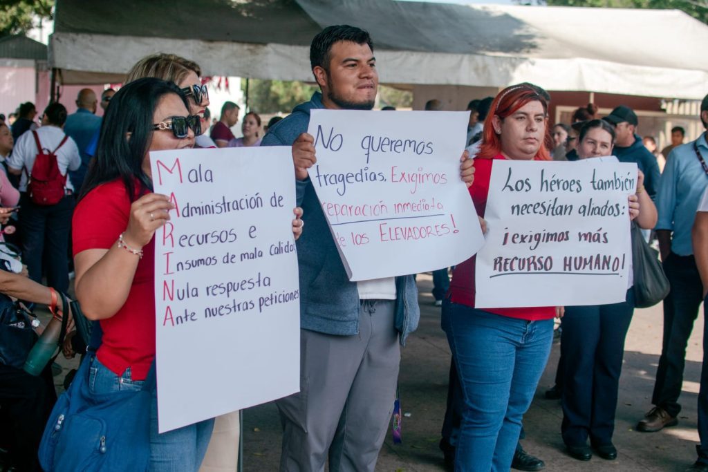 Personal de HGT se va a huelga