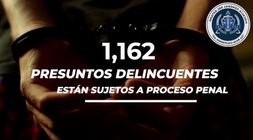 FGE judicializa más de 2 mil 300 casos en julio y obtuvo 248 sentencias condenatorias