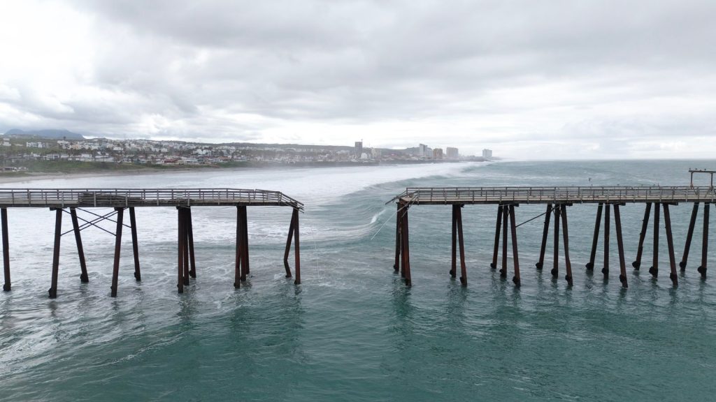 Colapsa parte del muelle del Hotel Rosarito Colapsa parte del muelle del Hotel Rosarito