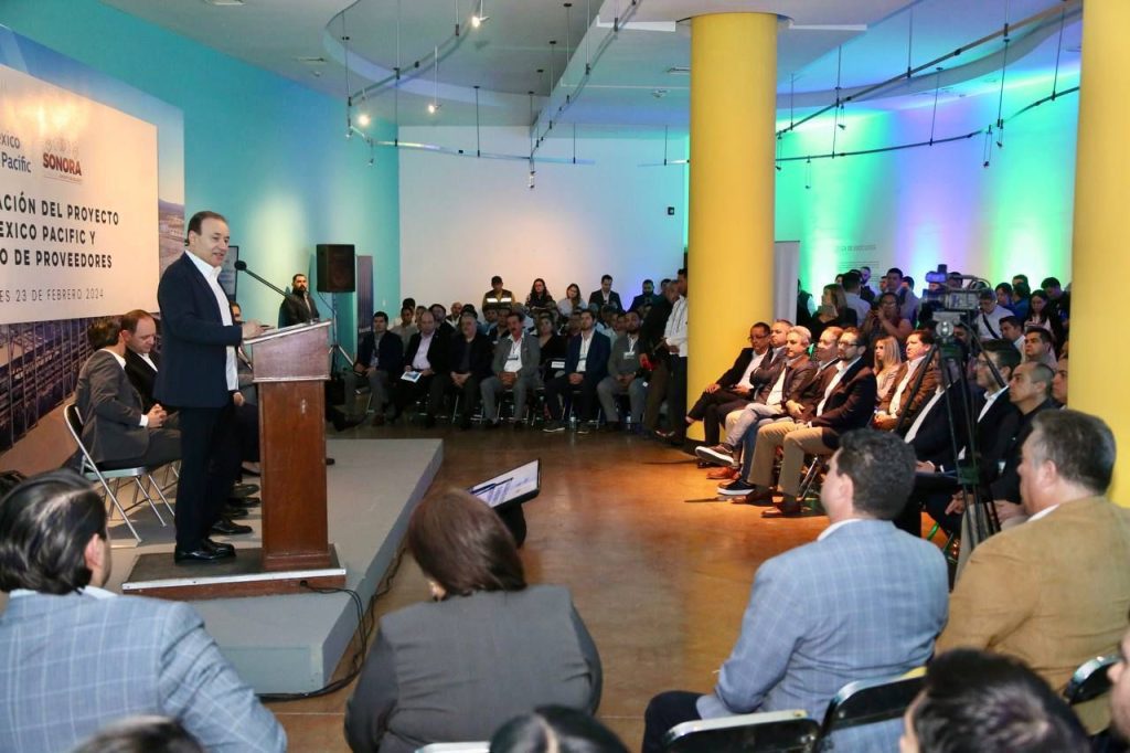Gobernador Durazo encabeza instalación de Mexico Pacific Limited en Sonora Gobernador Durazo encabeza instalación de Mexico Pacific Limited en Sonora