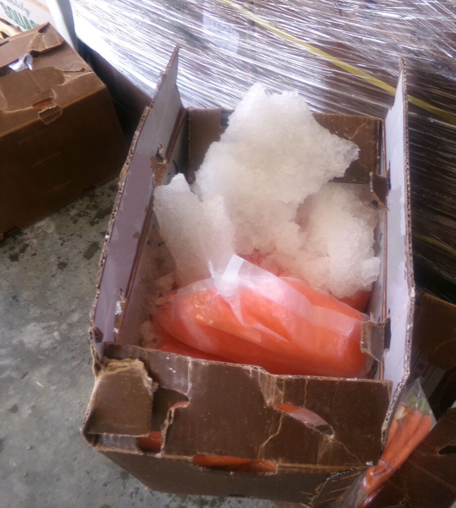 Localizan 574 paquetes de metanfetamina en cargamento de Zanahorias