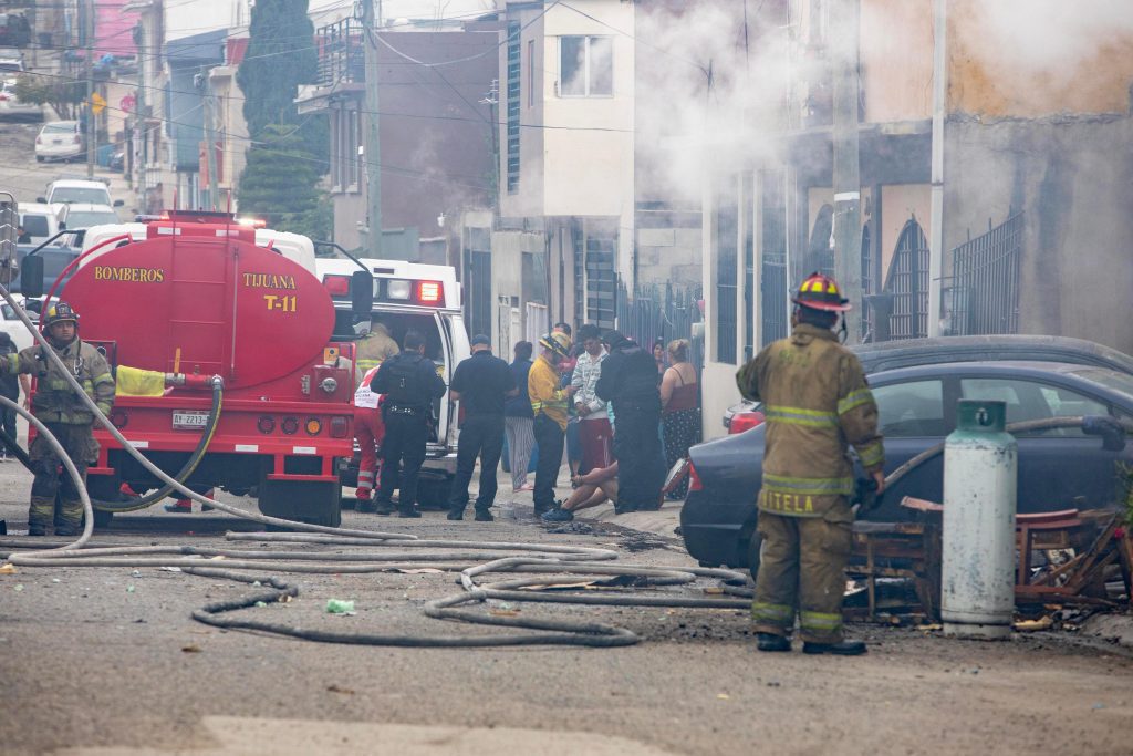 Por riña sujeto abre llave de gas y provoca explosión
