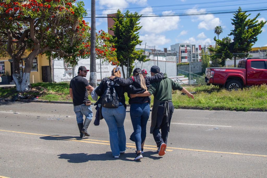 Fuerte choque en Playas de Tijuana