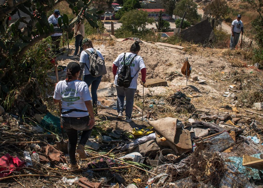 Continúa la búsqueda en la fosa clandestina de Infonavit Cachanillas