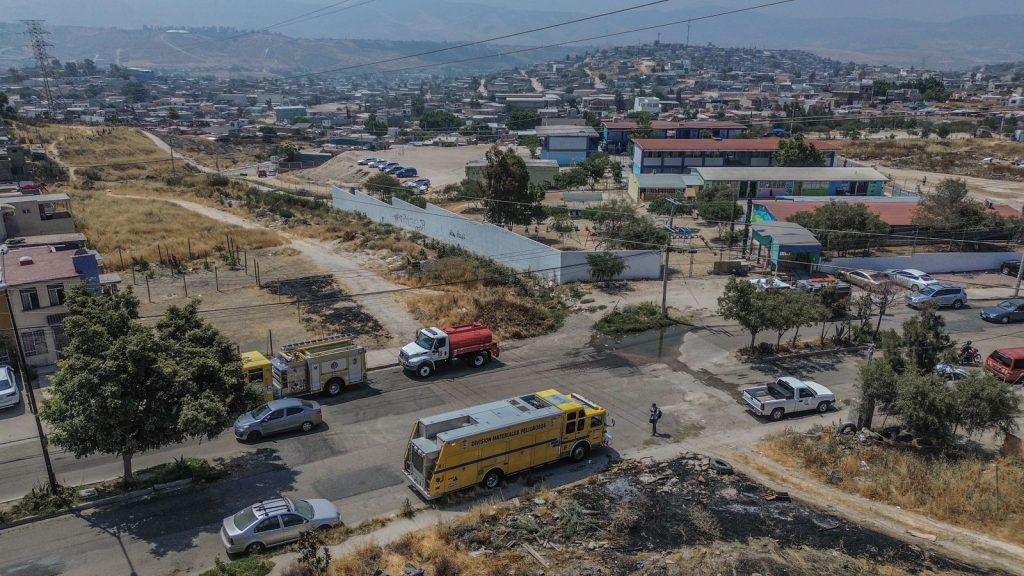 Evacuan Kínder por olor a solvente Evacuan Kínder por olor a solvente