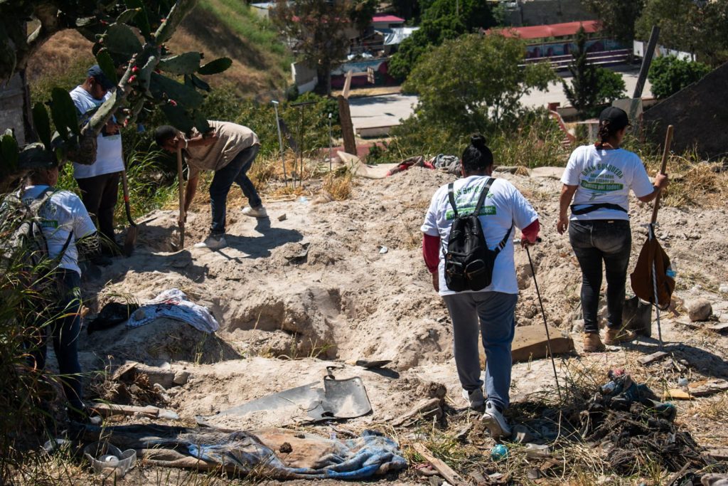 Continúa la búsqueda en la fosa clandestina de Infonavit Cachanillas