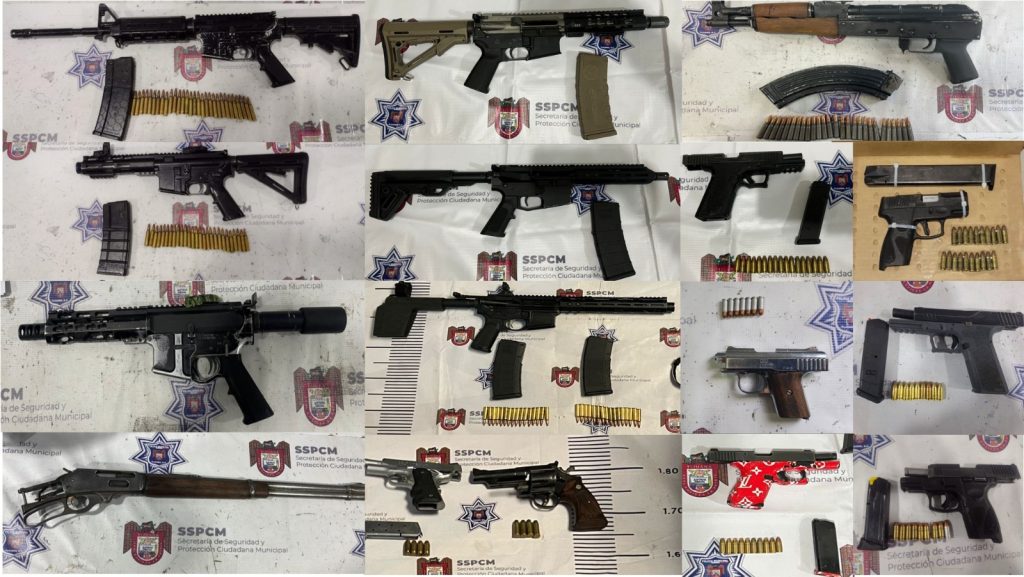 SSPCM informa: 462 personas aseguradas y 37 armas fuera de las calles en mayo