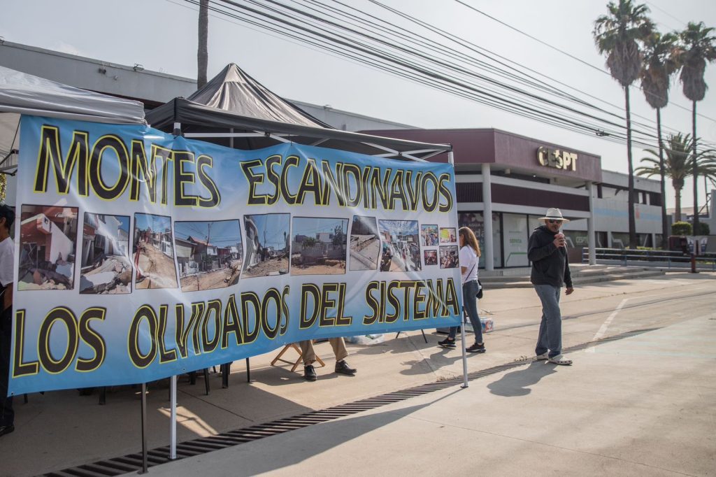 Vecinos de Lomas Conjunto Residencial se manifiestan en la CESPT