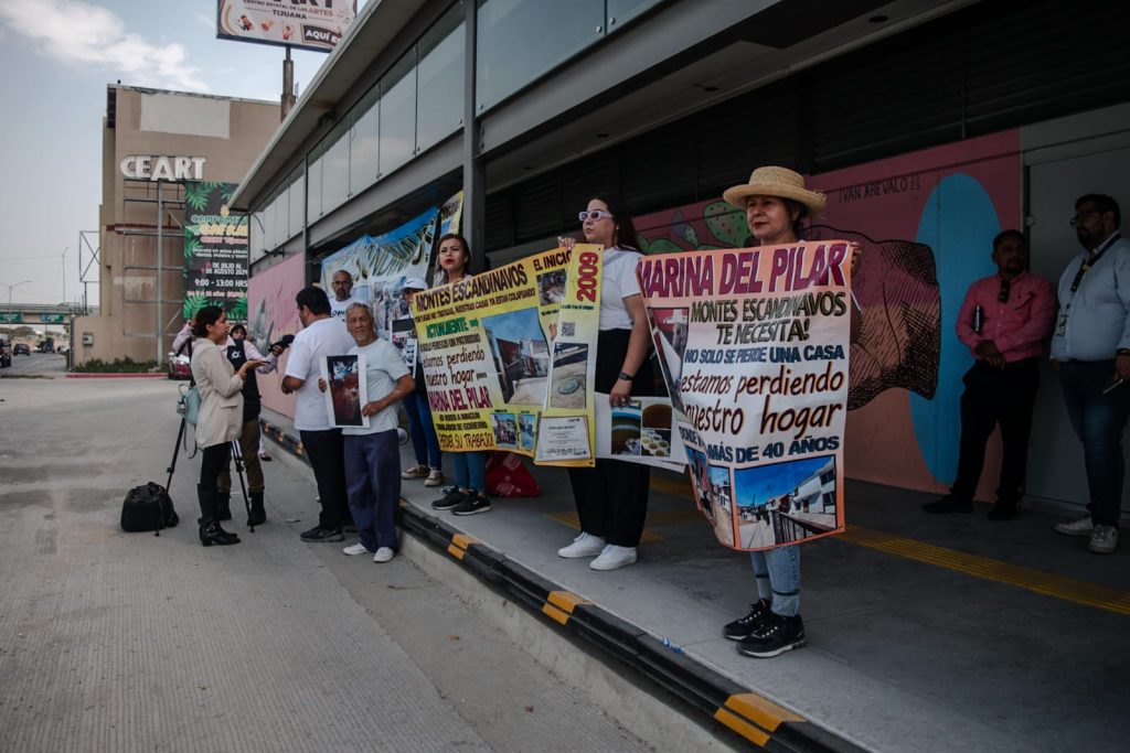 Habitantes de Lomas conjunto Residencial solicitan el apoyo para salvar sus casas