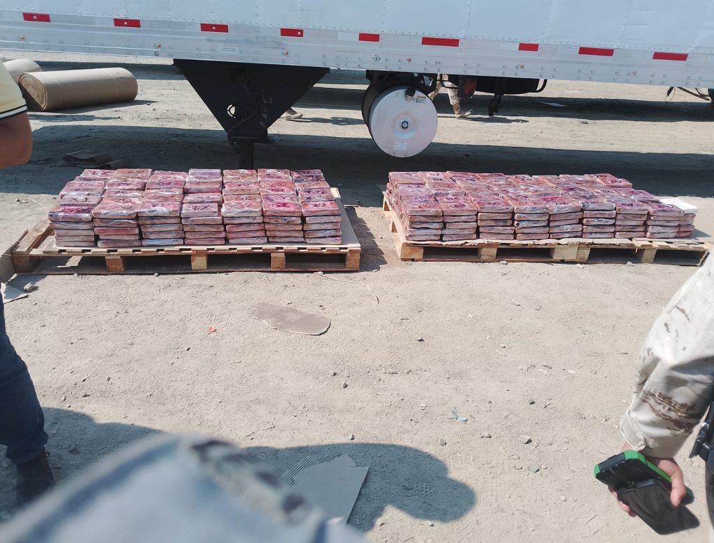 Ejército Mexicano y Guardia Nacional decomisan 455 Kg de cocaína en Tijuana