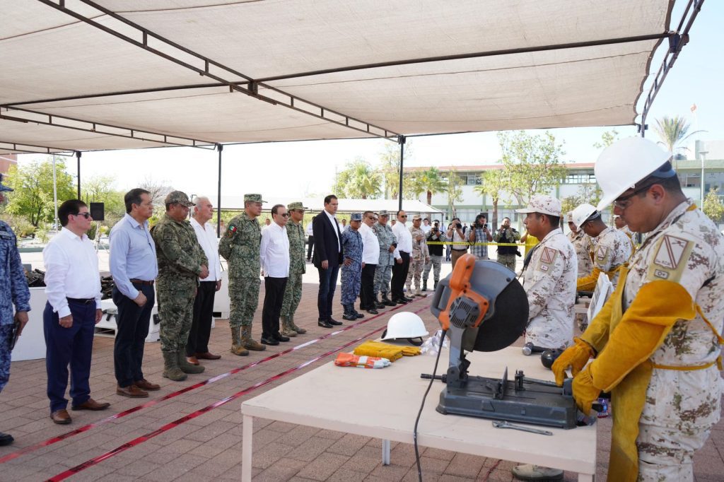 Encabeza Gobernador Durazo acciones de combate a la delincuencia con destrucción de armamento