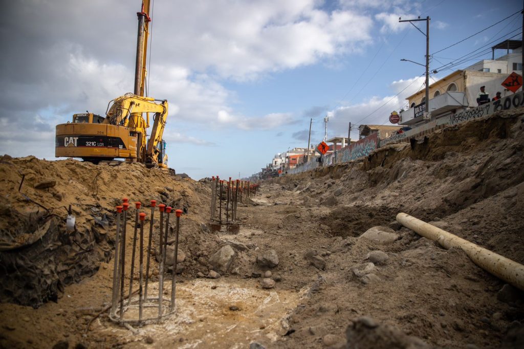 Protección Civil BC suspende obras de remodelación del Malecón de Playas de Tijuana