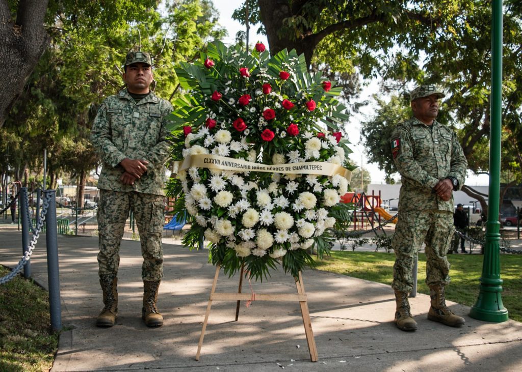 Conmemoran el 177 aniversario de la Gesta Heroica de los Niños Héroes en Tijuana