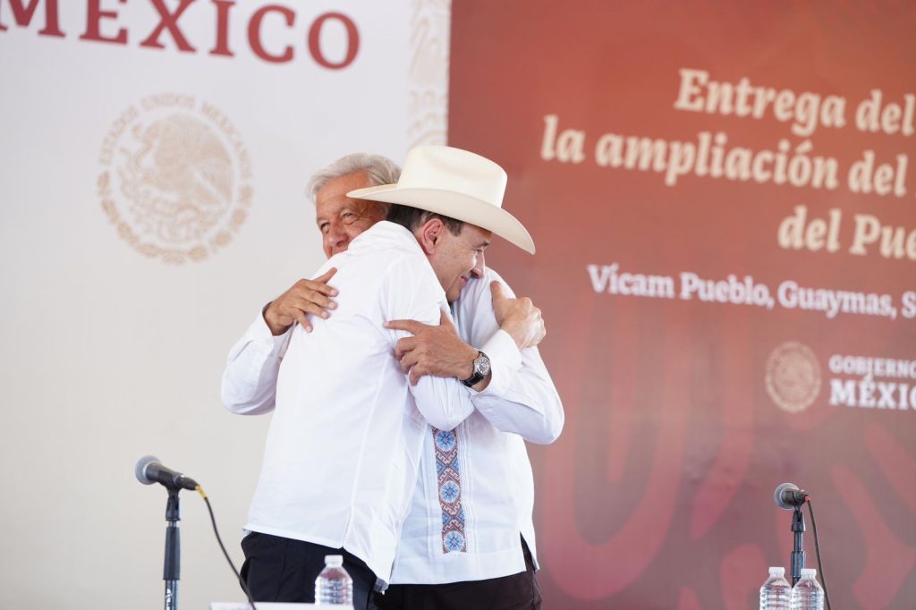 Pueblos yaquis reconocen a presidente López Obrador y a gobernador Durazo y agradecen continuidad de Plan de Justicia a presidenta Sheinbaum Pueblos yaquis reconocen a presidente López Obrador y a gobernador Durazo y agradecen continuidad de Plan de Justicia a presidenta Sheinbaum