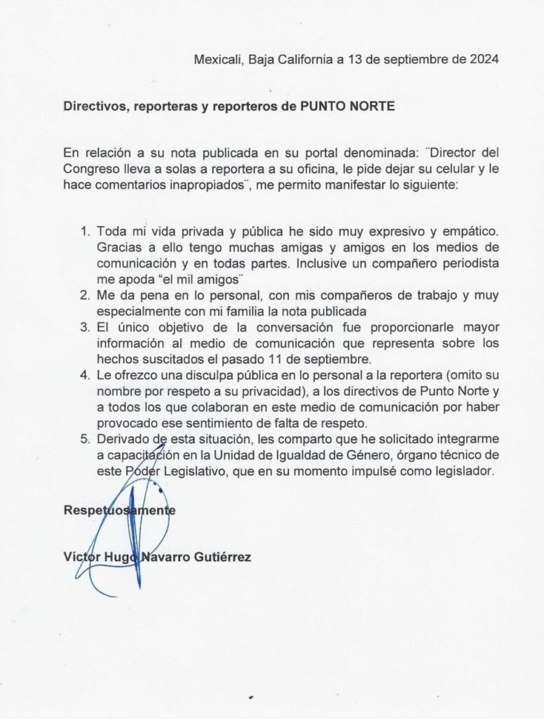 Renuncia el director de Administración del Congreso de Baja California