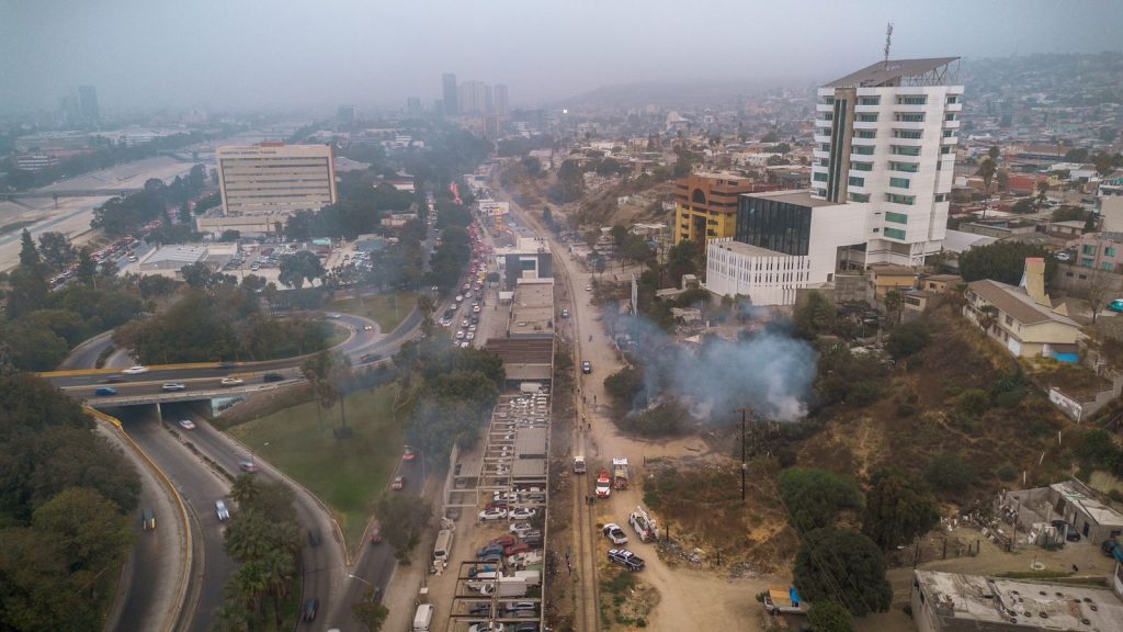Se queman tres casas cerca del Hospital General