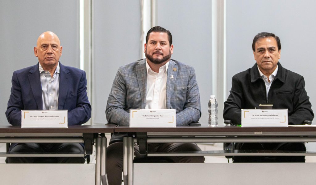 Alcalde Ismael Burgueño instala gabinete estratégico de seguridad y protección ciudadana