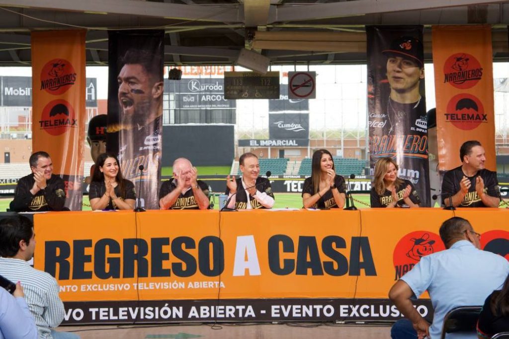 Gobernador Durazo trae de vuelta el beisbol de Naranjeros a Telemax
