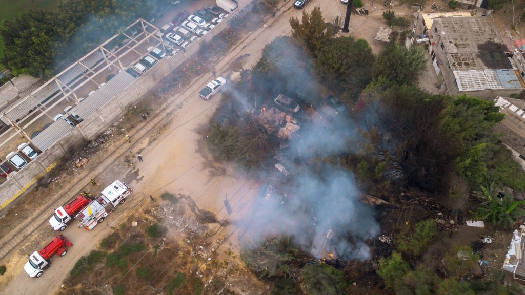 Se queman tres casas cerca del Hospital General