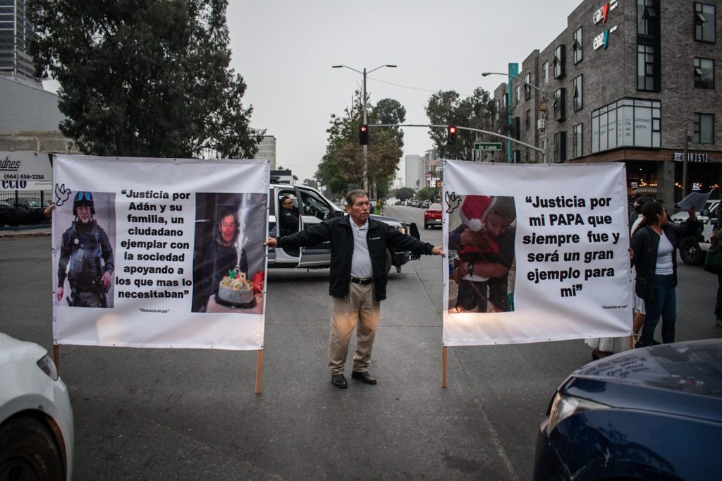 Exigen justicia por Adán Morales; policía penitenciario asesinado por un elemento de la Guardia Nacional