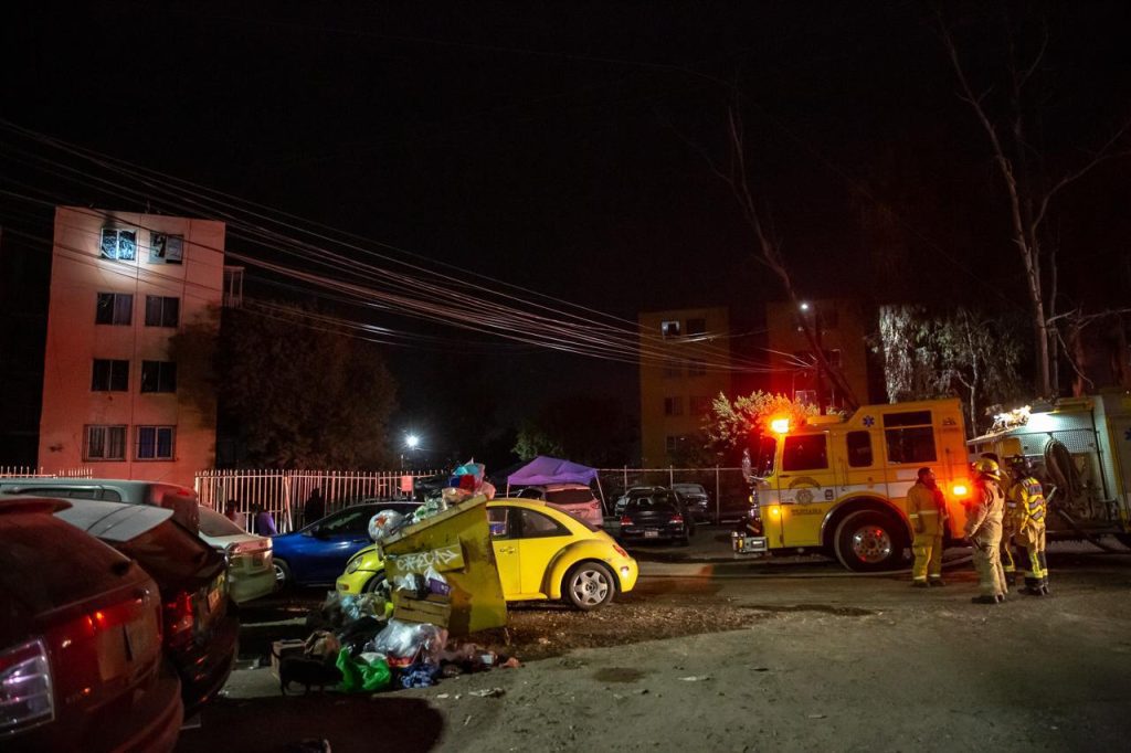 Se incendia departamento en un quinto piso