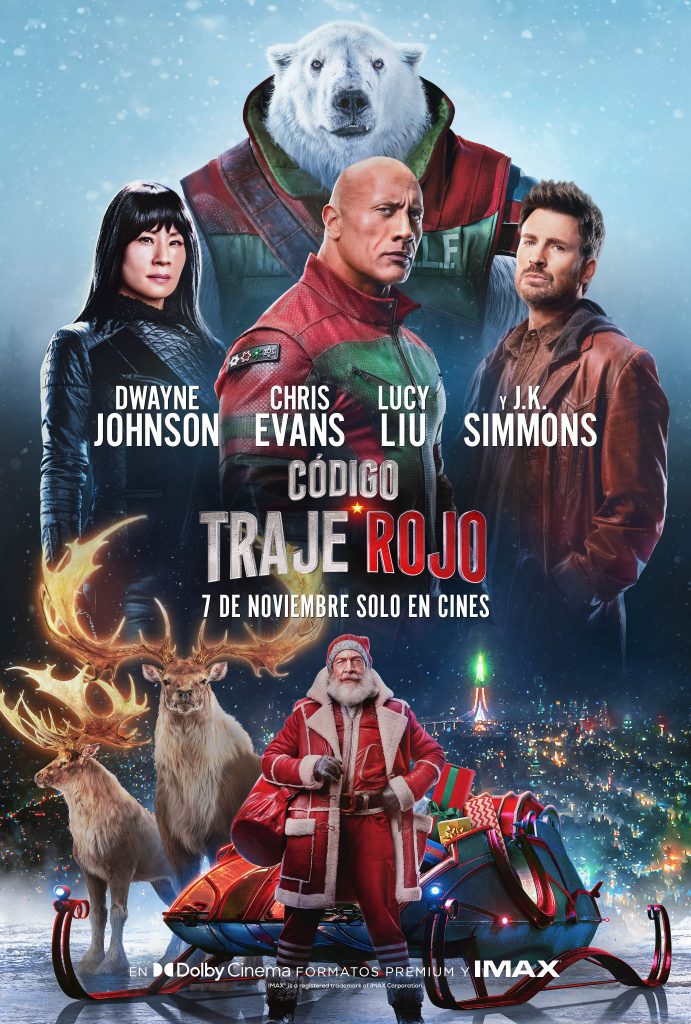 Código: Traje Rojo: La nueva comedia de acción navideña protagonizada por Dwayne Johnson y Chris Evans