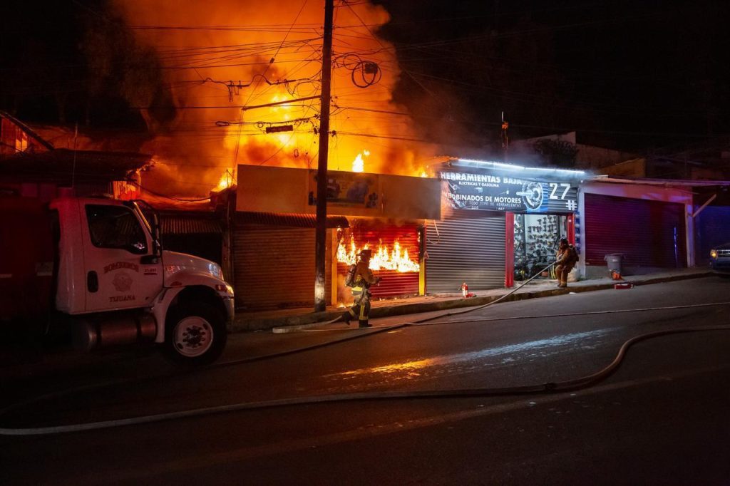 Se incendian cinco locales en Zona Centro