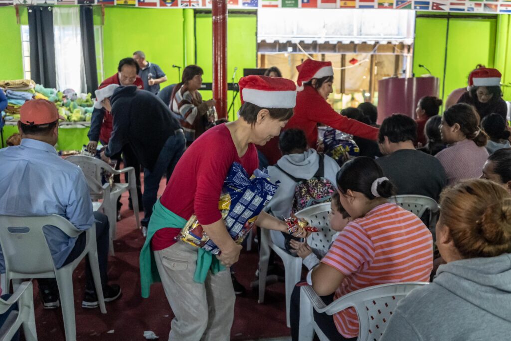 Celebran el Día del Migrante en el Albergue Ágape
