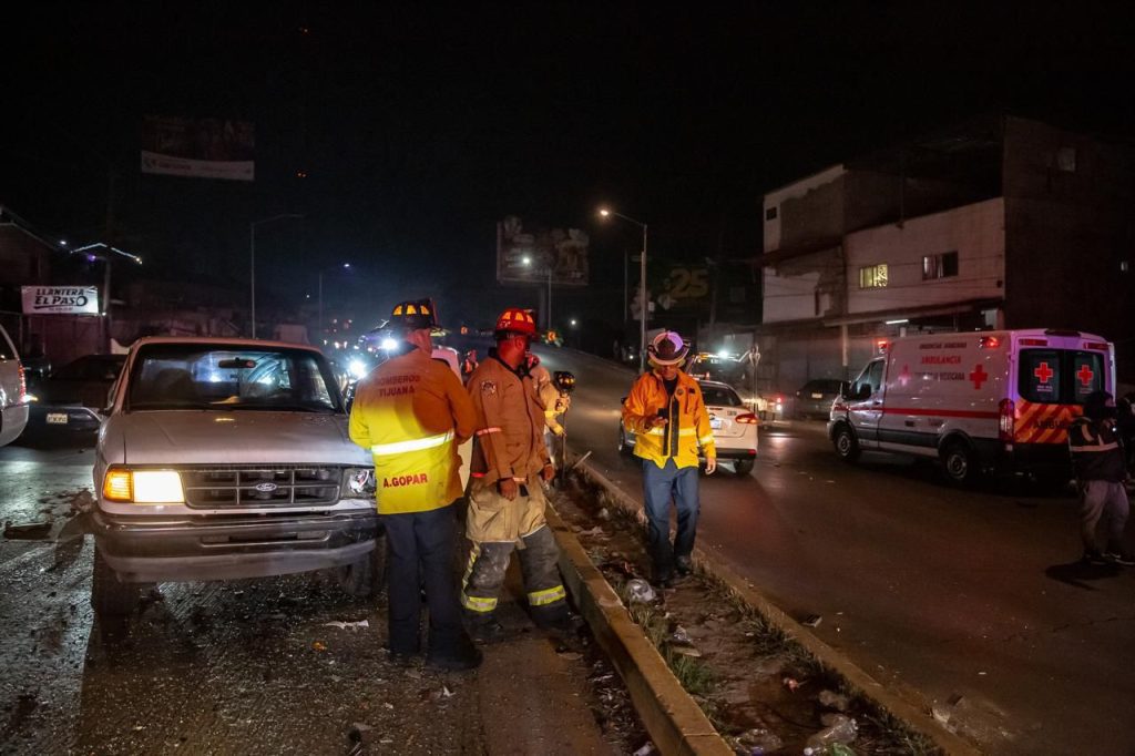 Choque múltiple en colonia Alemán deja varios lesionados