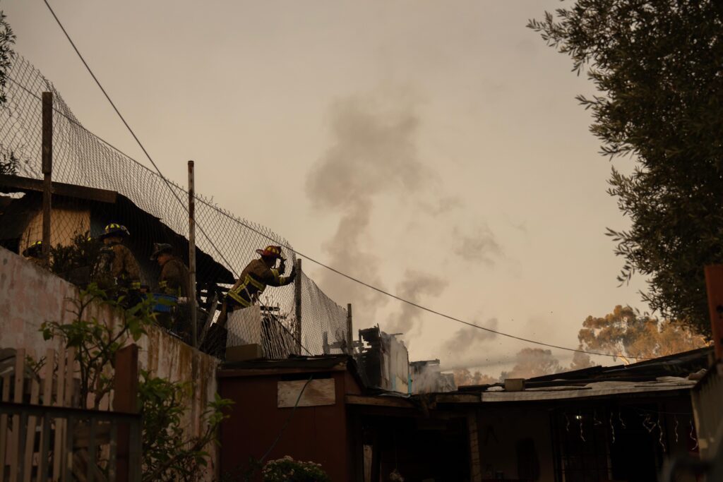 Incendio deja a familia sin vivienda en la colonia Montes Olímpicos