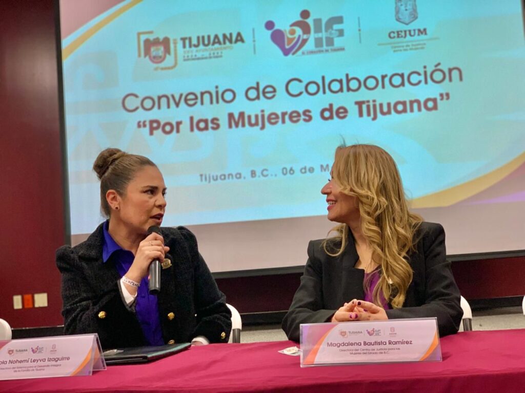 Refuerzan DIF Tijuana y CEJUM lucha contra la violencia de género con un convenio de colaboración