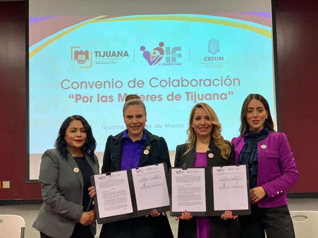Refuerzan DIF Tijuana y CEJUM lucha contra la violencia de género con un convenio de colaboración