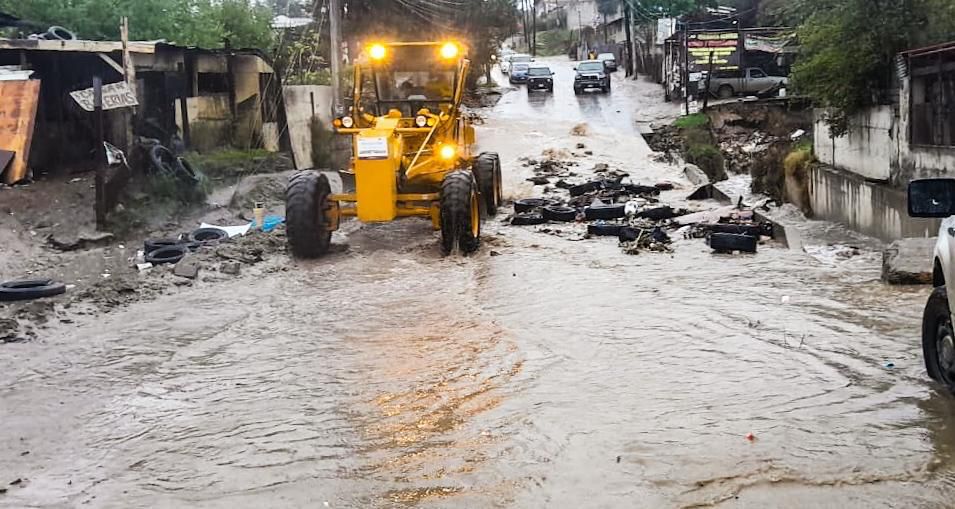 Atiende XXV Ayuntamiento de Tijuana incidentes por lluvias registradas en la ciudad