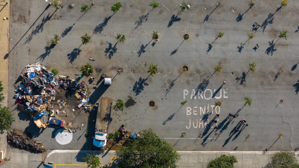 Desalojan el Parque Benito Juárez, el conflicto tenía 15 años