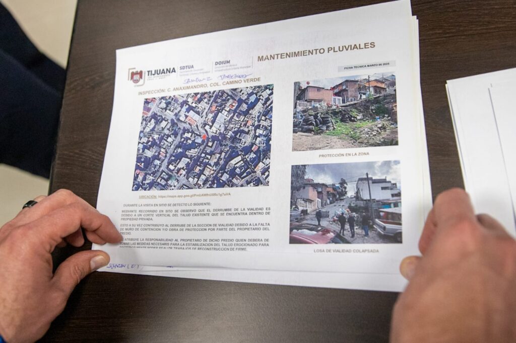 Tijuana registra seis socavones