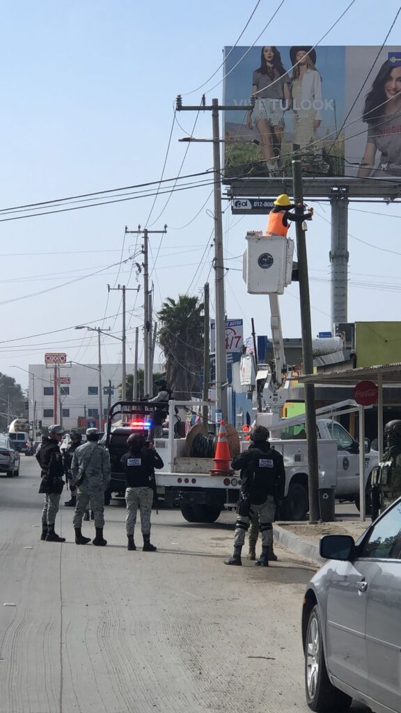 Retiran 57 cámaras de vigilancia ilegales en operativo conjunto realizado en la colonia Libertad