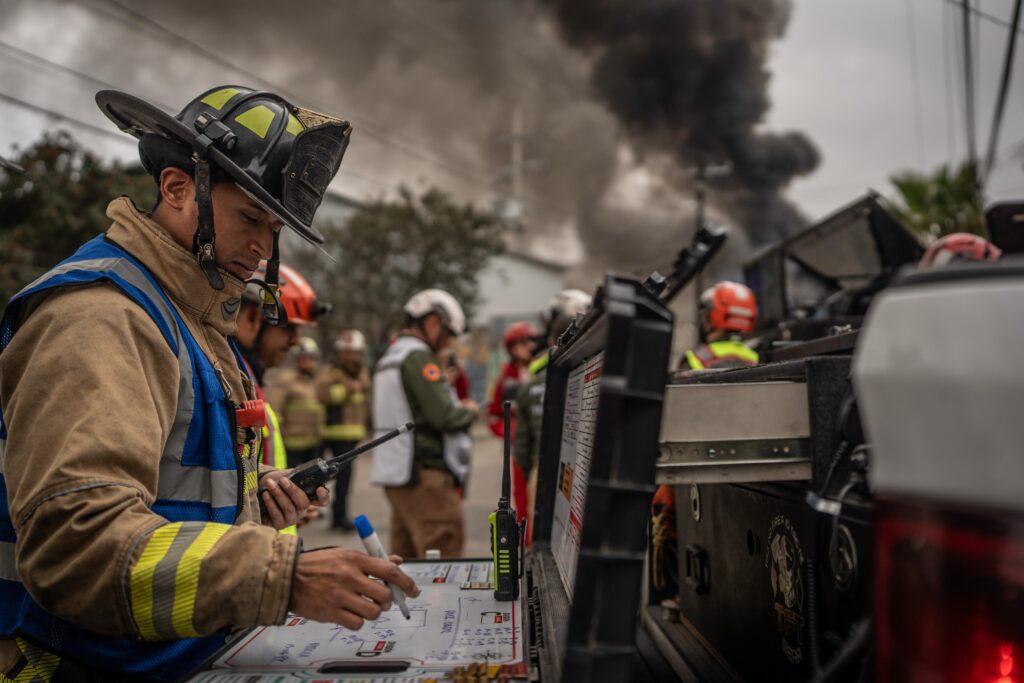 Se incendia recicladora en colonia García