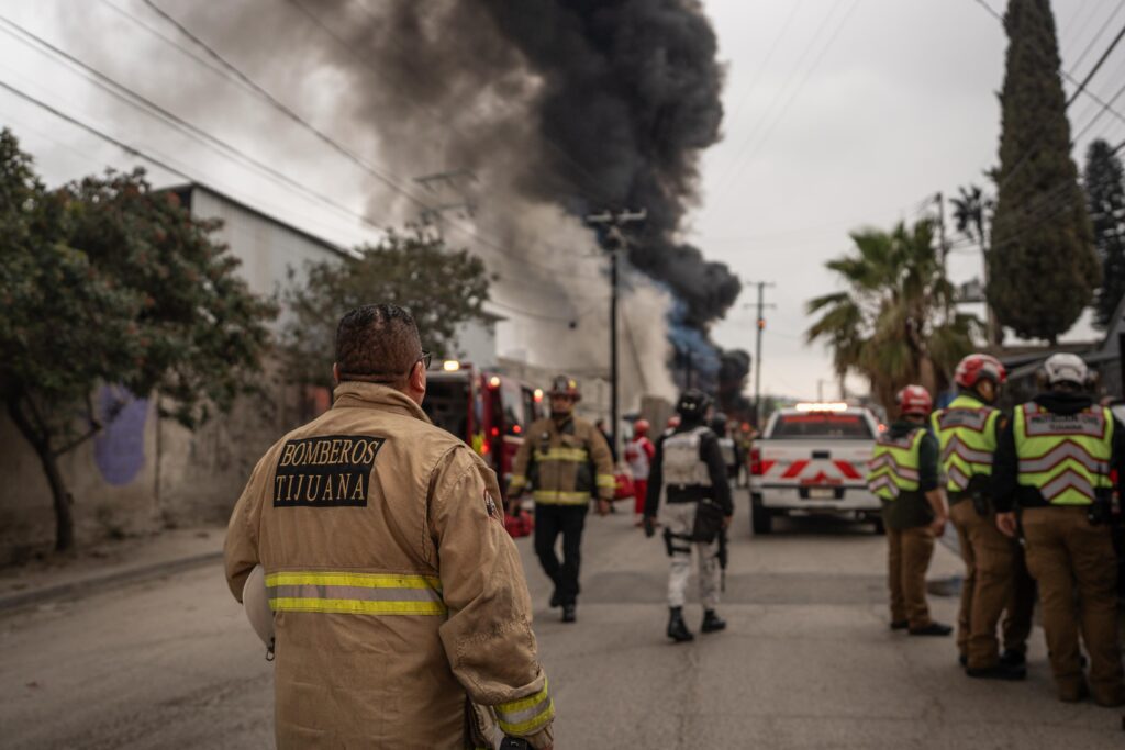 Se incendia recicladora en colonia García